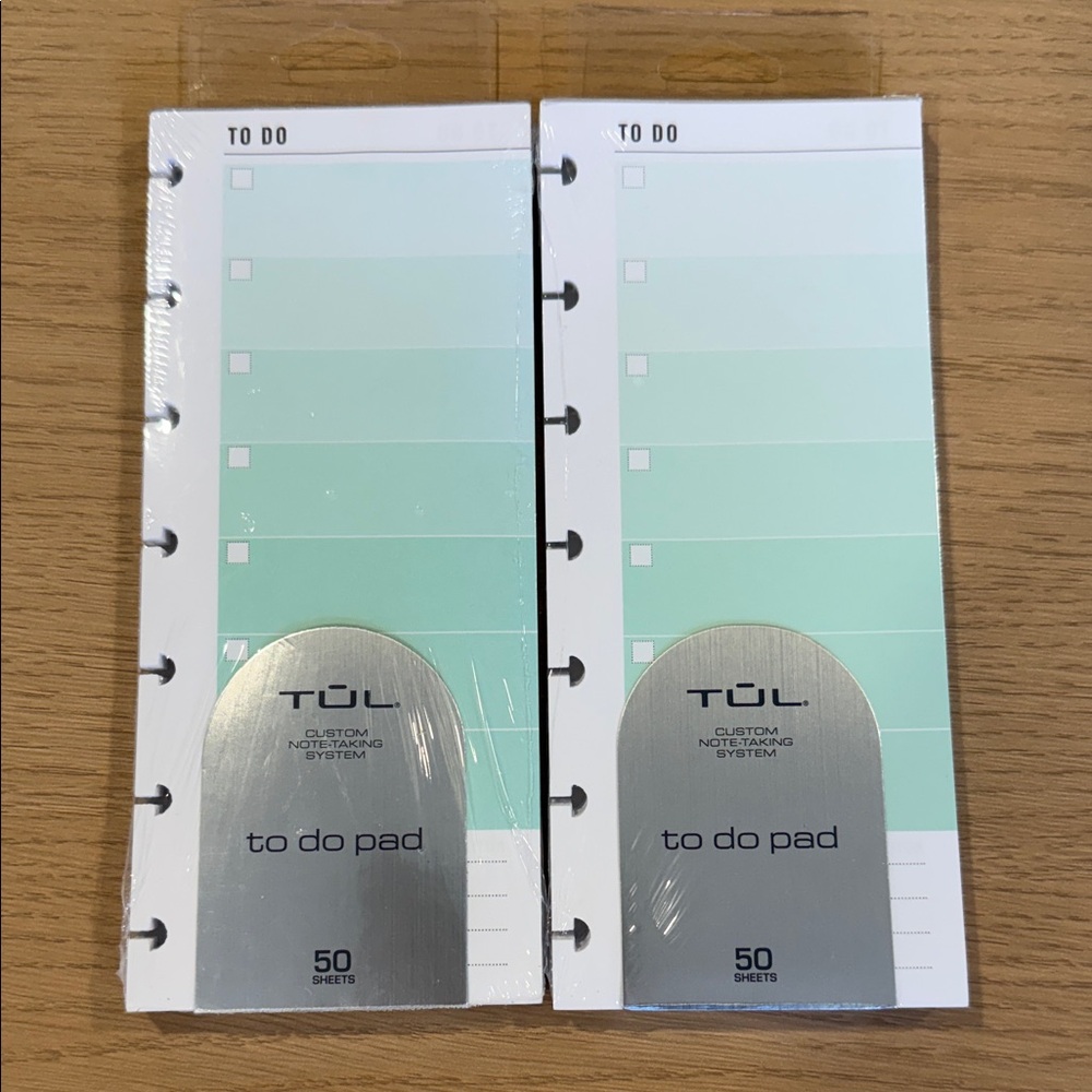 TUL To Do Pad Mint Green Pages 50 sheets (2)